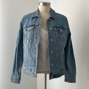 Like New Old Navy Blue Jean Jacket Sz M